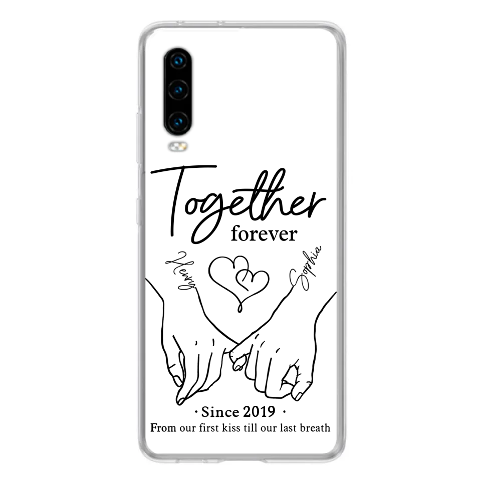 Custom Personalized Couple Phone Case For Xiaomi/ Oppo/ Huawei - Gift Idea For Couple - Together Forever