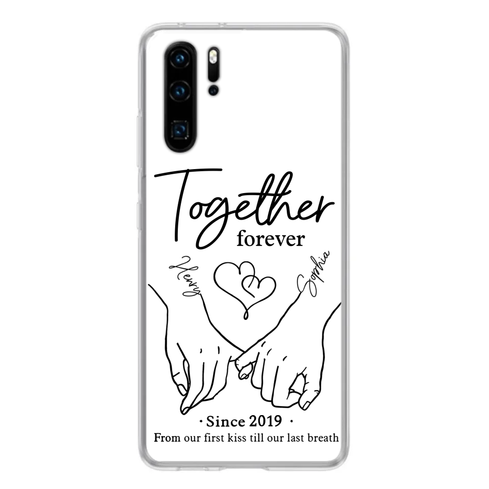 Custom Personalized Couple Phone Case For Xiaomi/ Oppo/ Huawei - Gift Idea For Couple - Together Forever