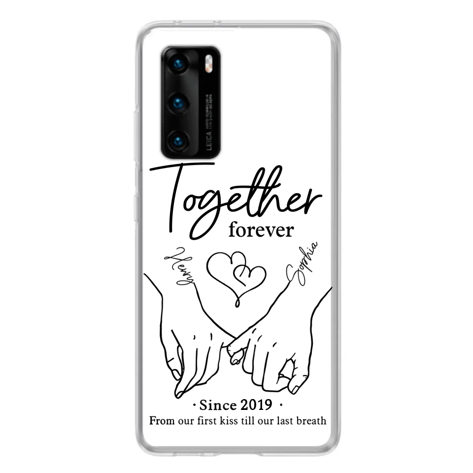Custom Personalized Couple Phone Case For Xiaomi/ Oppo/ Huawei - Gift Idea For Couple - Together Forever