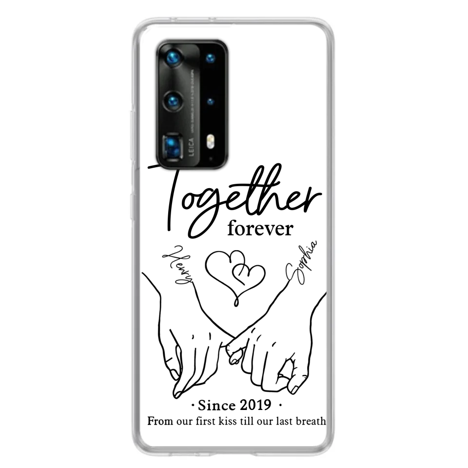Custom Personalized Couple Phone Case For Xiaomi/ Oppo/ Huawei - Gift Idea For Couple - Together Forever