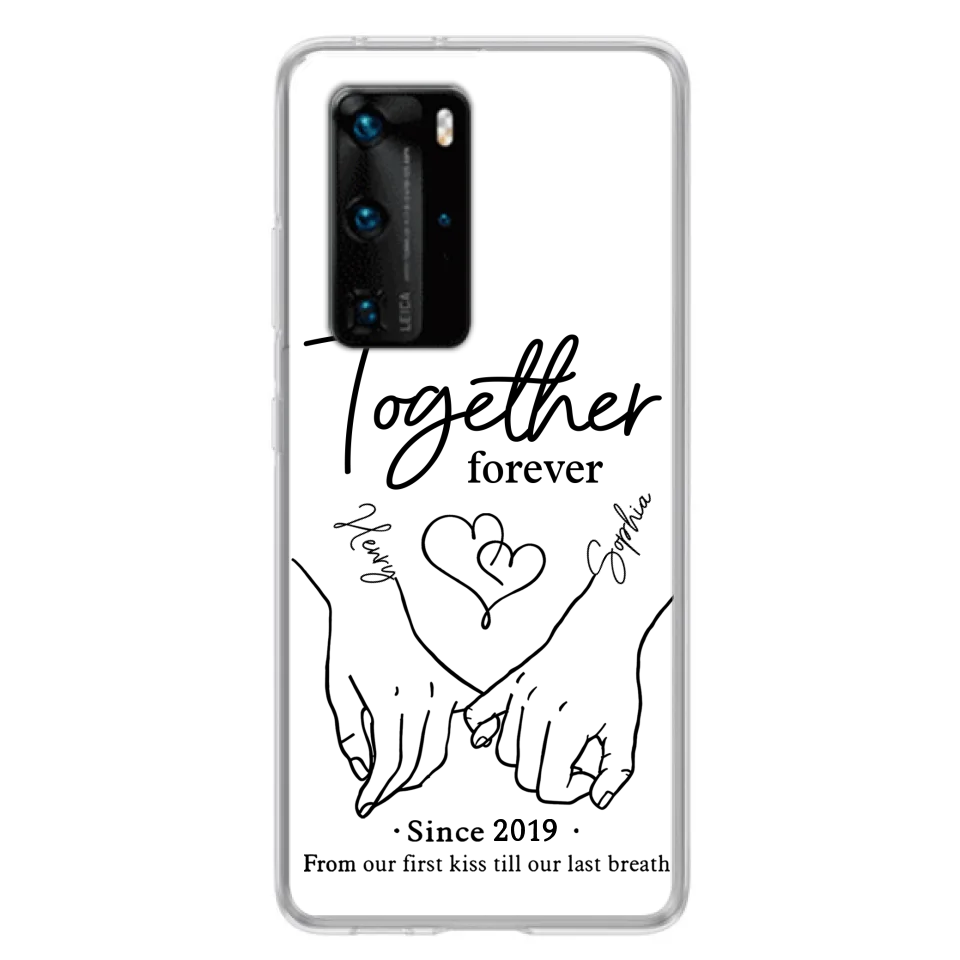 Custom Personalized Couple Phone Case For Xiaomi/ Oppo/ Huawei - Gift Idea For Couple - Together Forever