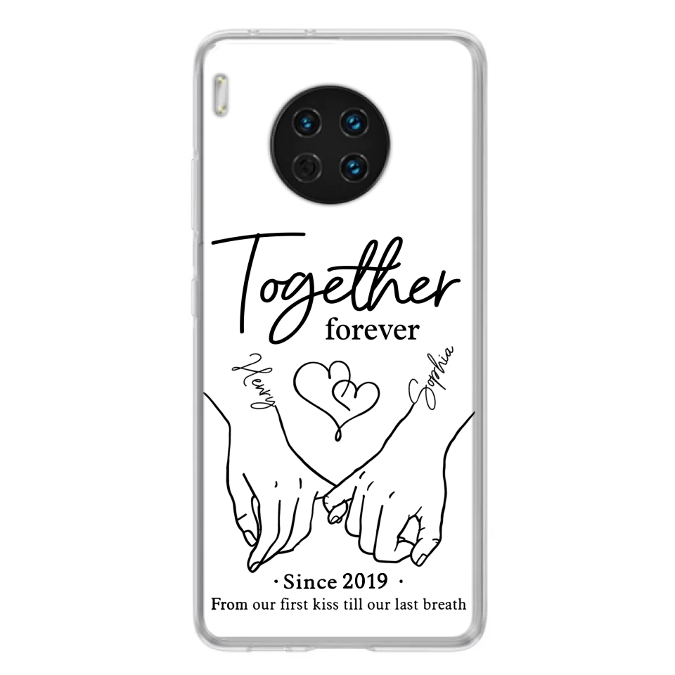 Custom Personalized Couple Phone Case For Xiaomi/ Oppo/ Huawei - Gift Idea For Couple - Together Forever