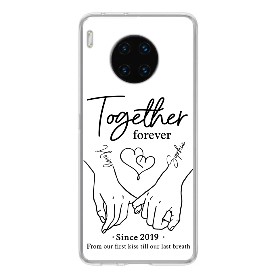 Custom Personalized Couple Phone Case For Xiaomi/ Oppo/ Huawei - Gift Idea For Couple - Together Forever