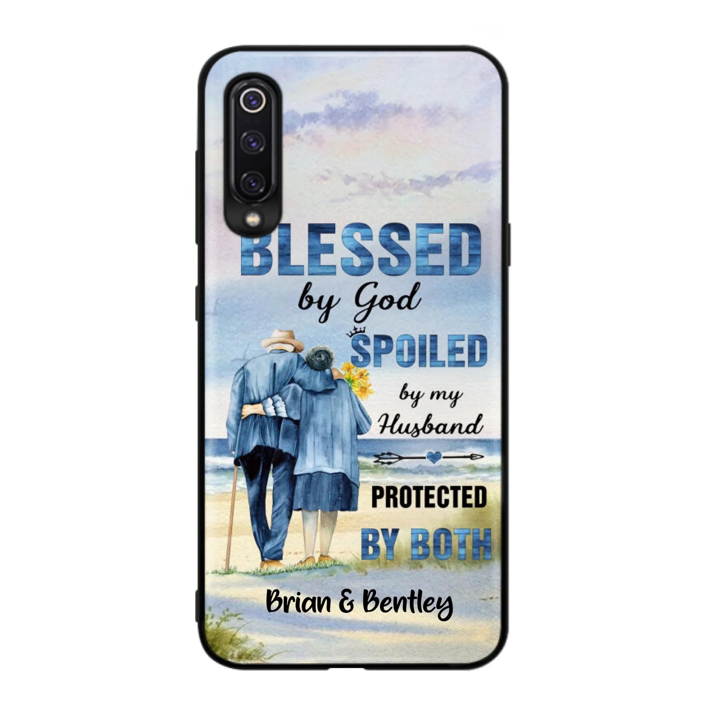 Custom Personalized Old Couple Phone Case - Best Gift Idea For Grandparents - Case For iPhone, Samsung and Xiaomi