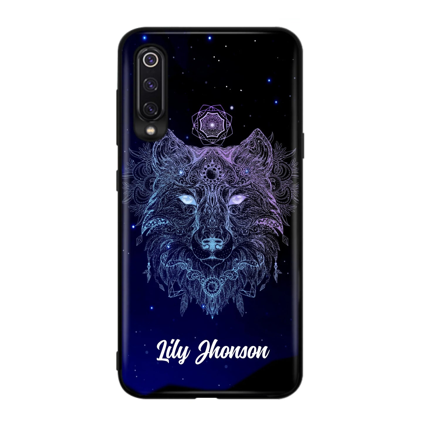 Custom Personalized Wolf Mandala Phone Case - Best Gift For Wolf Lover's - Case For iPhone, Samsung and Xiaomi - TOMO90