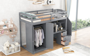 Gray + Pine