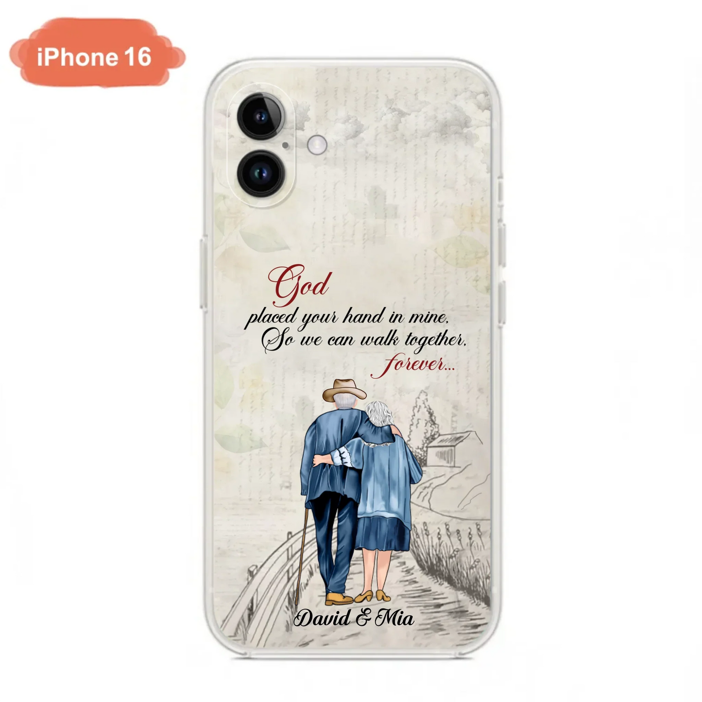 Personalized Old Couple Phone Case - Best Gift For Couple - Case For iPhone And Samsung