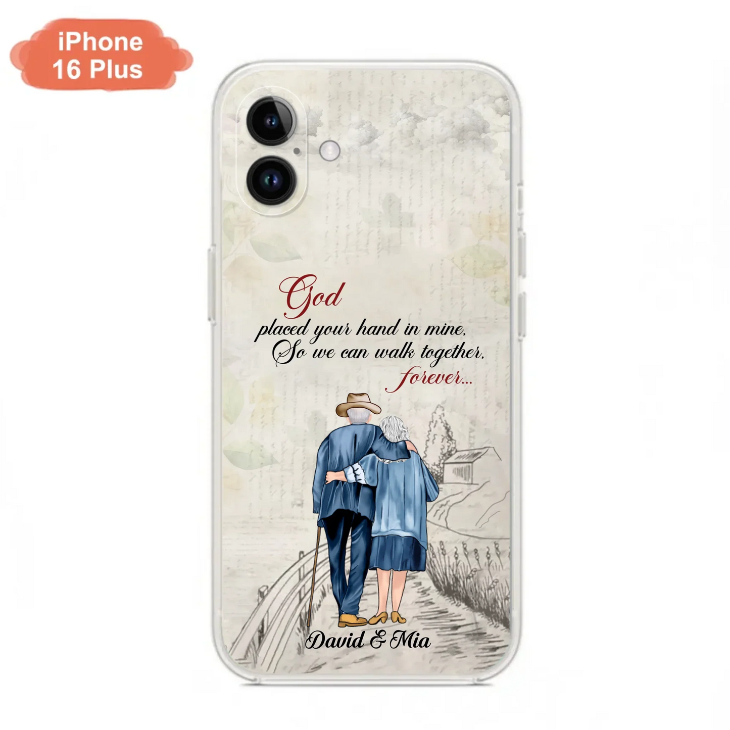 Personalized Old Couple Phone Case - Best Gift For Couple - Case For iPhone And Samsung