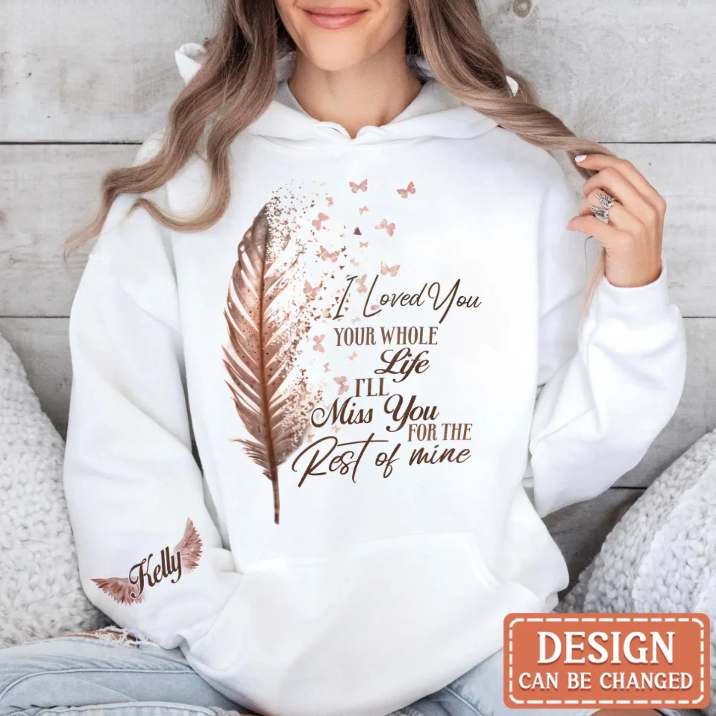 Personalized Memorial AOP T-Shirt/Sweater Hoodie - Memorial Gift Idea For Family Member