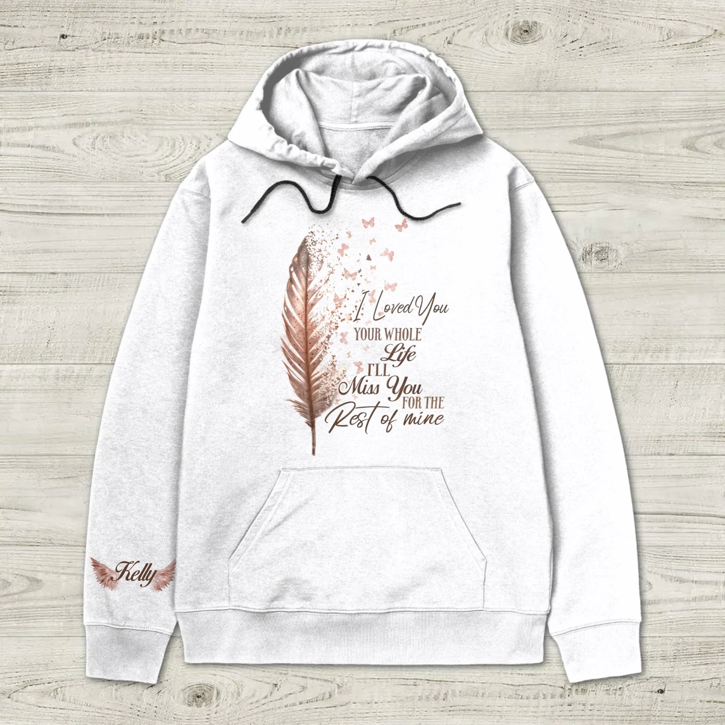 Personalized Memorial AOP T-Shirt/Sweater Hoodie - Memorial Gift Idea For Family Member
