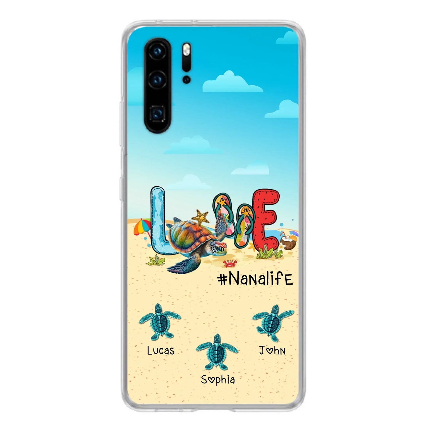 Personalized Grandma Phone Case - Gift Idea For Grandma/Mom - Up to 9 Kids - Case For Xiaomi/Oppo/Huawei - Nanalife