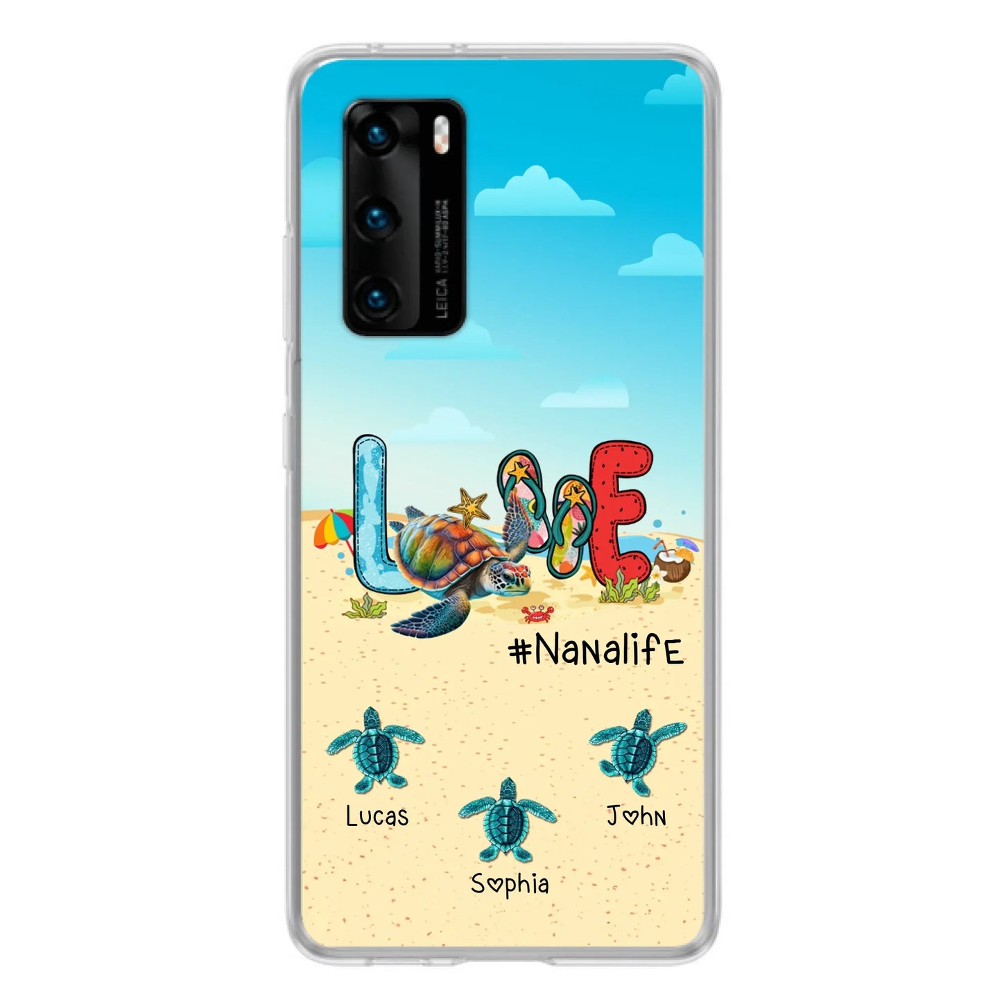 Personalized Grandma Phone Case - Gift Idea For Grandma/Mom - Up to 9 Kids - Case For Xiaomi/Oppo/Huawei - Nanalife