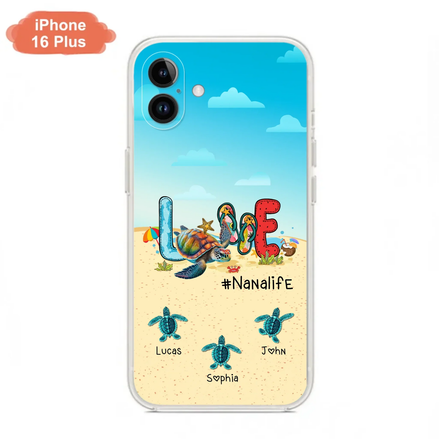 Custom Personalized Grandma Phone Case - Gift Idea For Grandma/ Mom - Case For iPhone/ Samsung - Nanalife