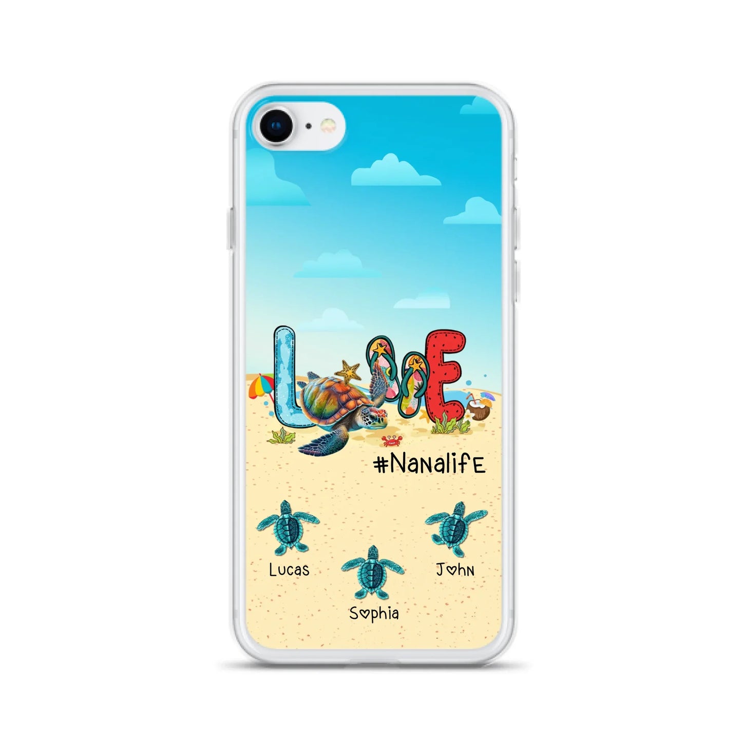 Custom Personalized Grandma Phone Case - Gift Idea For Grandma/ Mom - Case For iPhone/ Samsung - Nanalife