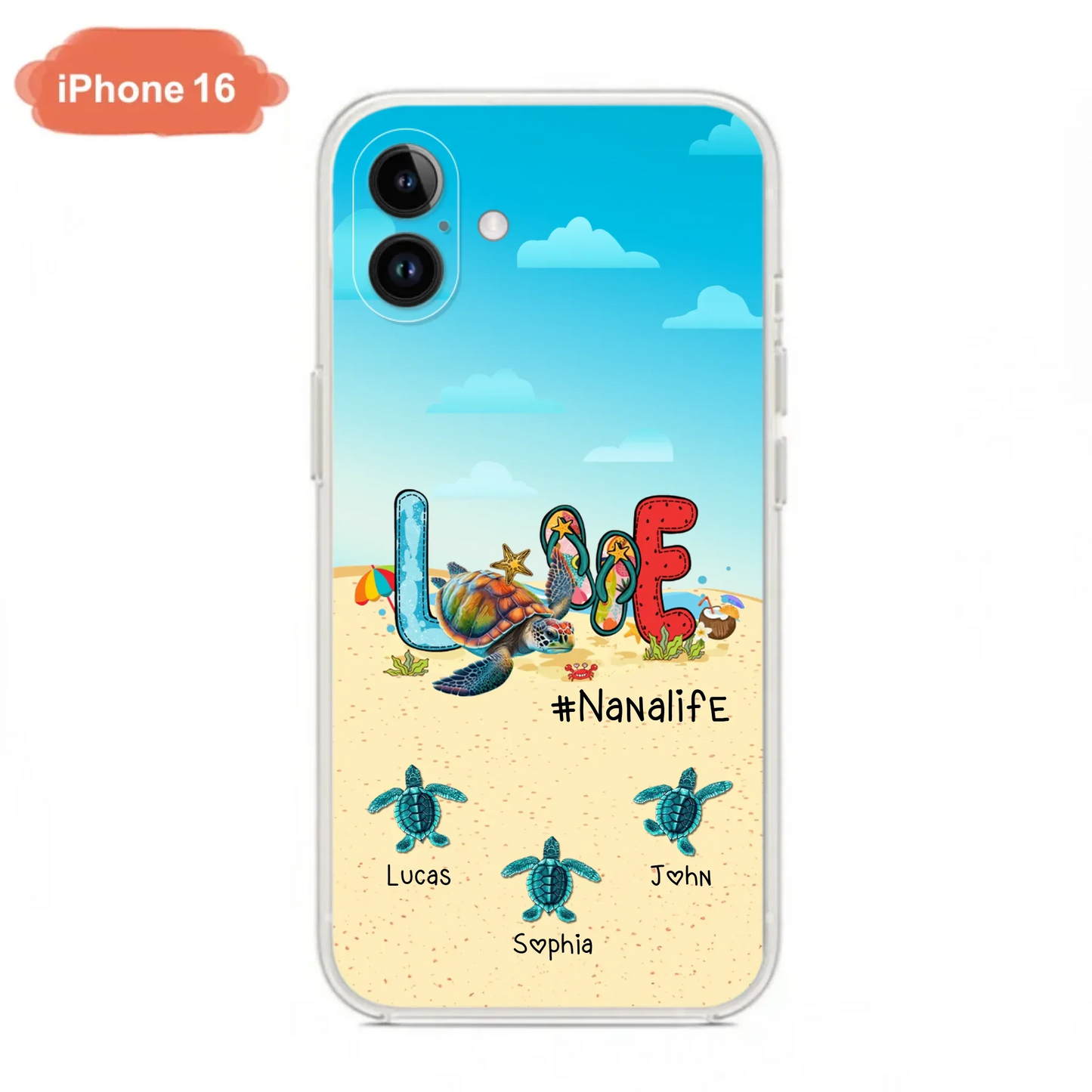 Custom Personalized Grandma Phone Case - Gift Idea For Grandma/ Mom - Case For iPhone/ Samsung - Nanalife