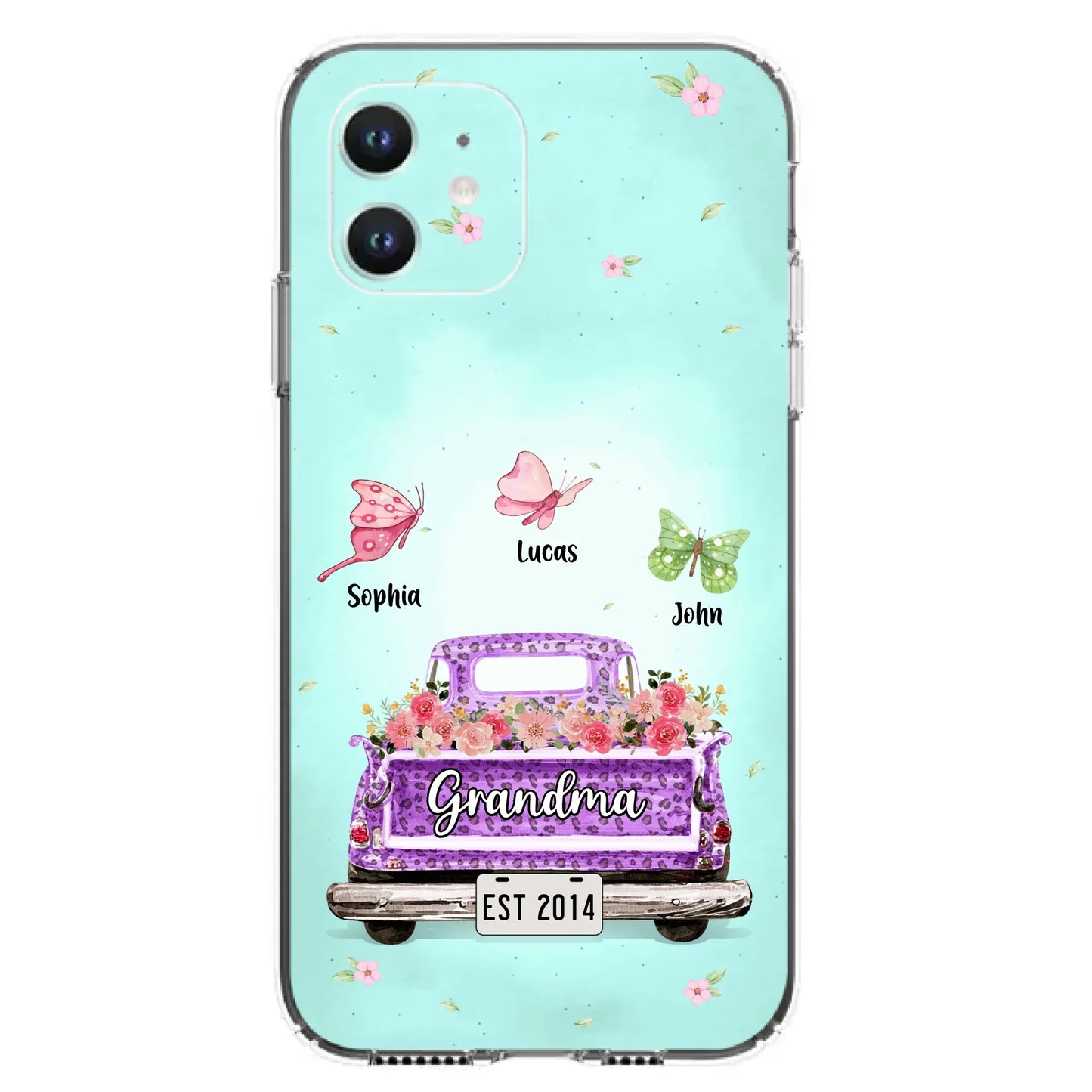 Custom Personalized Grandma Phone Case - Gift Idea For Grandma/ Mom - Case For iPhone/ Samsung