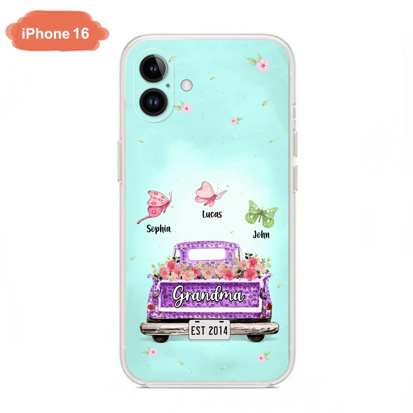 Custom Personalized Grandma Phone Case - Gift Idea For Grandma/ Mom - Case For iPhone/ Samsung