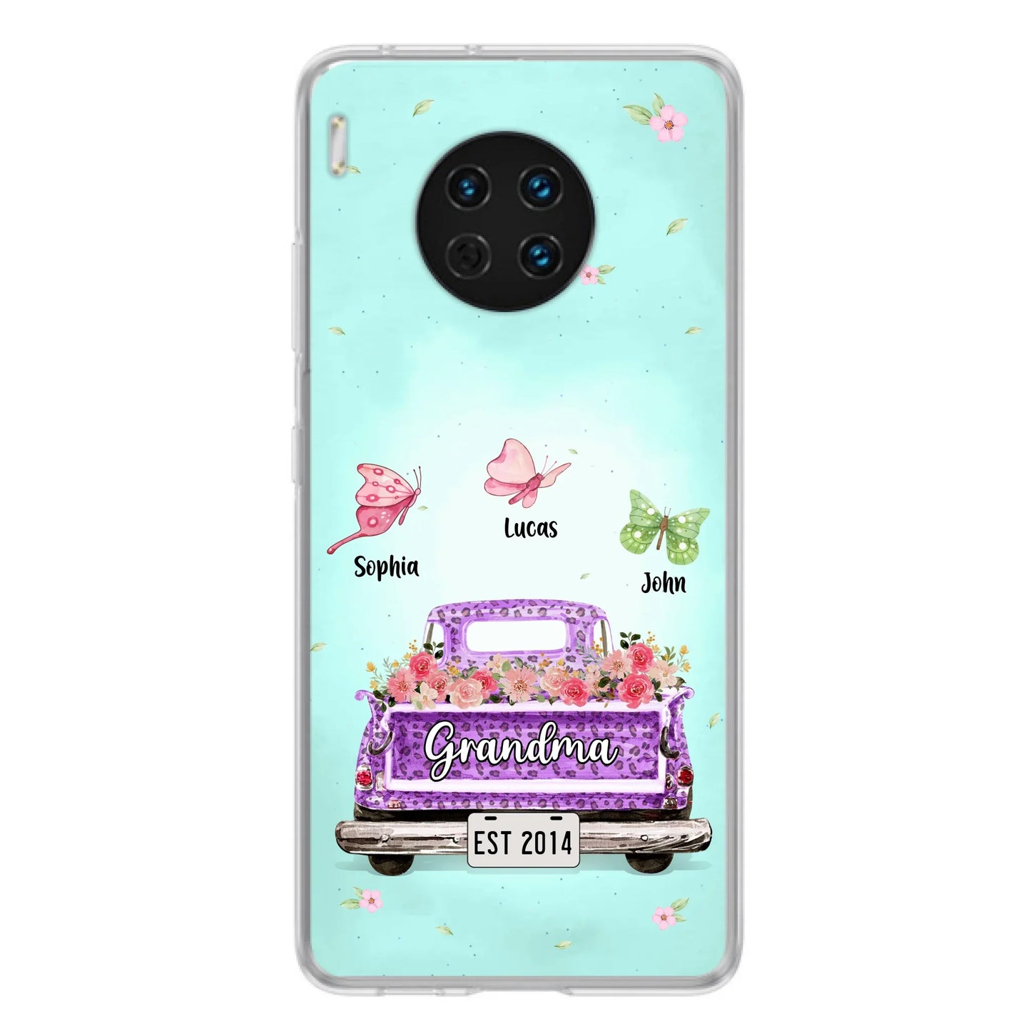 Personalized Grandma Phone Case - Gift Idea For Grandma/Mom - Up to 12 Kids - Case For Xiaomi/Oppo/Huawei