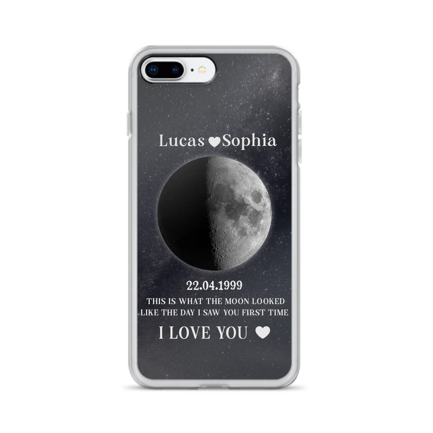 Custom Personalized Moon Phase Phone Case - Gifts for Birthday and Anniversary