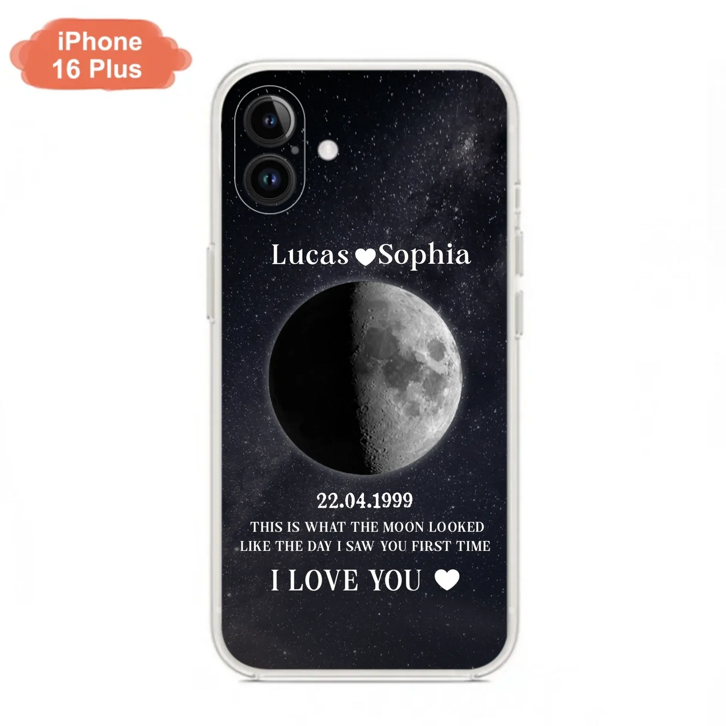 Custom Personalized Moon Phase Phone Case - Gifts for Birthday and Anniversary