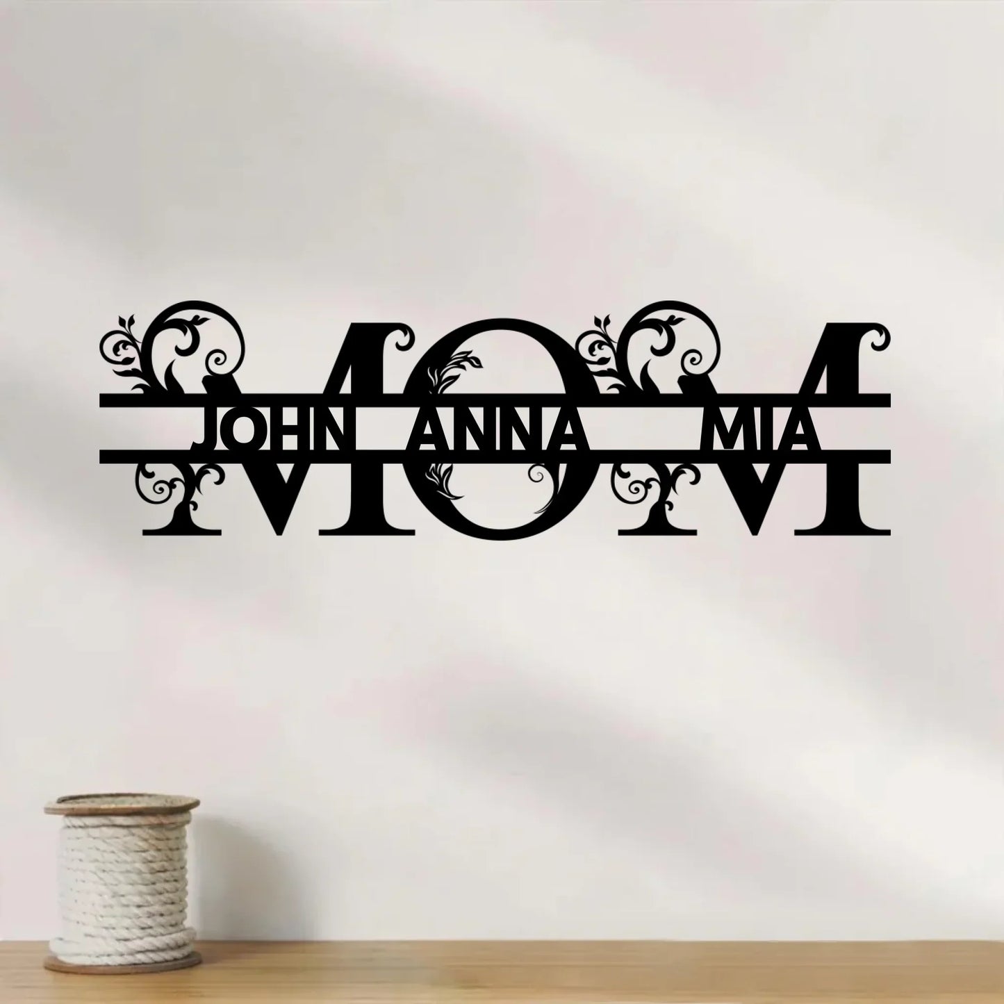 Personalized Mom/Nana Metal Sign - Mother's Day Gift Idea For Mom/Grandma From Kids