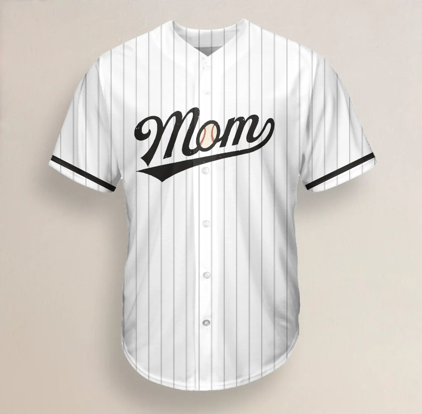 Personalized Best Mom Ever Baseball Jersey - Mother's Day Gifts Idea