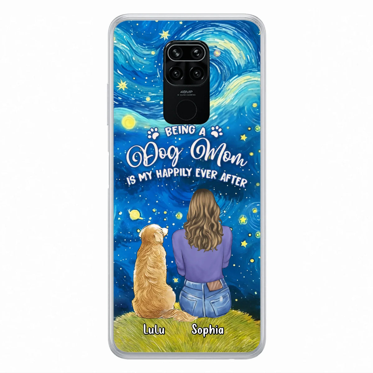 Personalized Dog Mom Phone Case - Up to 3 Dogs - Mother's Day Gift Idea For Dog Lover - Dog Mama Life Is Ruff - Case For Xiaomi/ Oppo/ Huawei