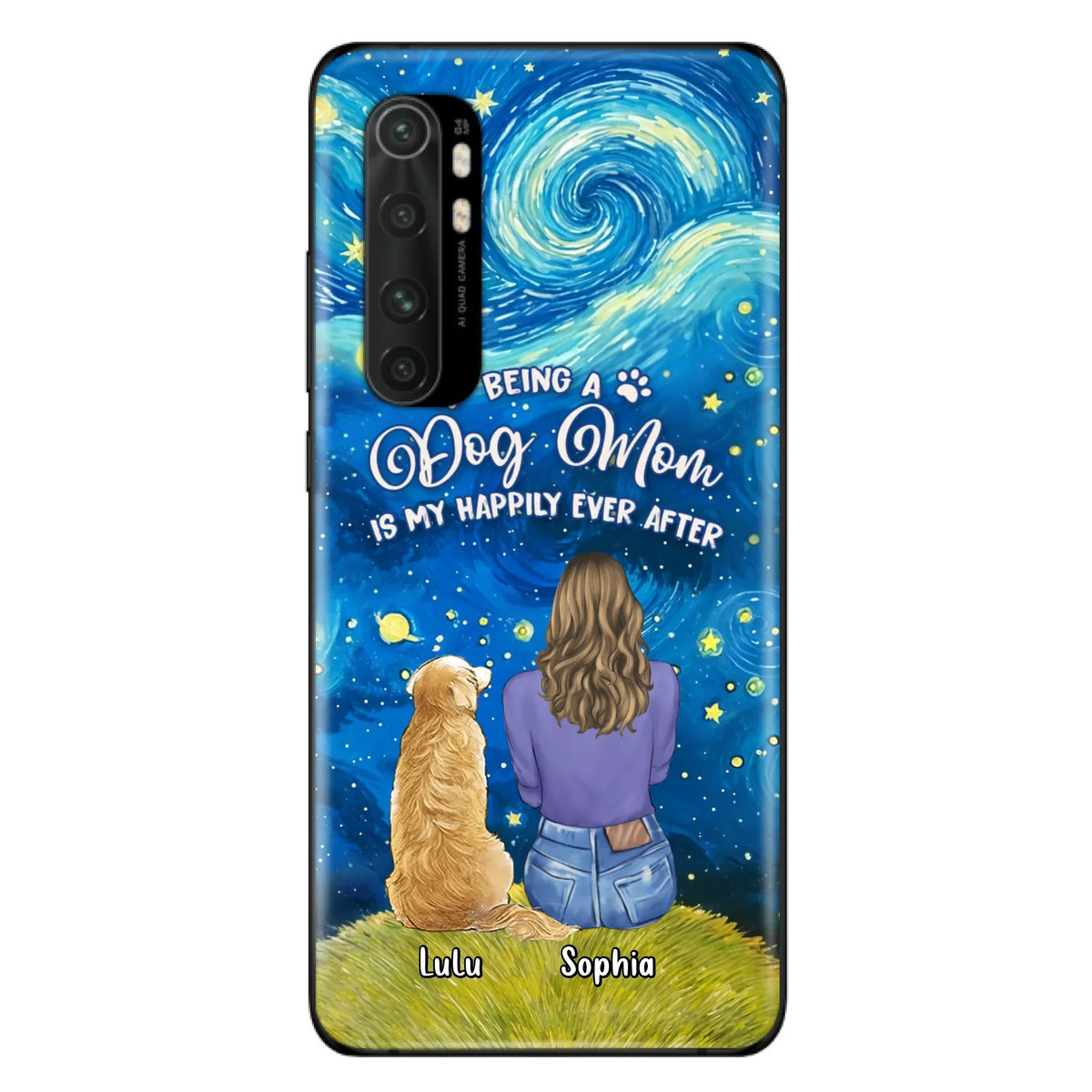 Personalized Dog Mom Phone Case - Up to 3 Dogs - Mother's Day Gift Idea For Dog Lover - Dog Mama Life Is Ruff - Case For Xiaomi/ Oppo/ Huawei