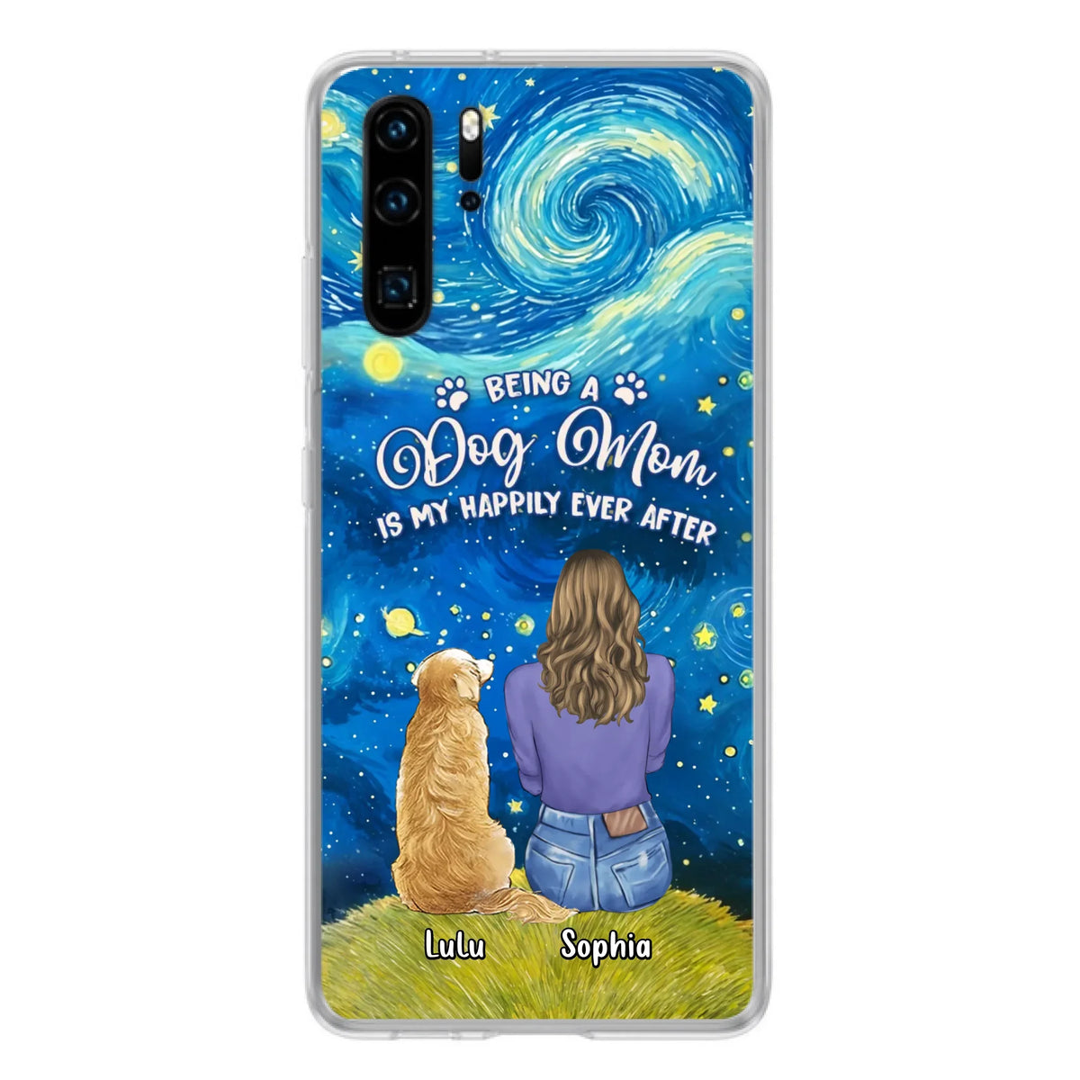 Personalized Dog Mom Phone Case - Up to 3 Dogs - Mother's Day Gift Idea For Dog Lover - Dog Mama Life Is Ruff - Case For Xiaomi/ Oppo/ Huawei