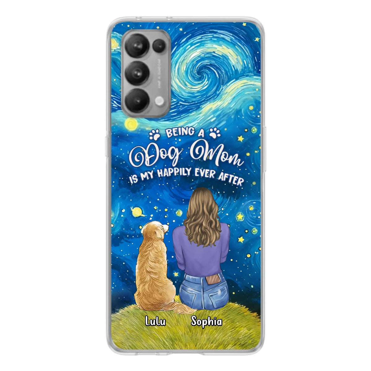 Personalized Dog Mom Phone Case - Up to 3 Dogs - Mother's Day Gift Idea For Dog Lover - Dog Mama Life Is Ruff - Case For Xiaomi/ Oppo/ Huawei