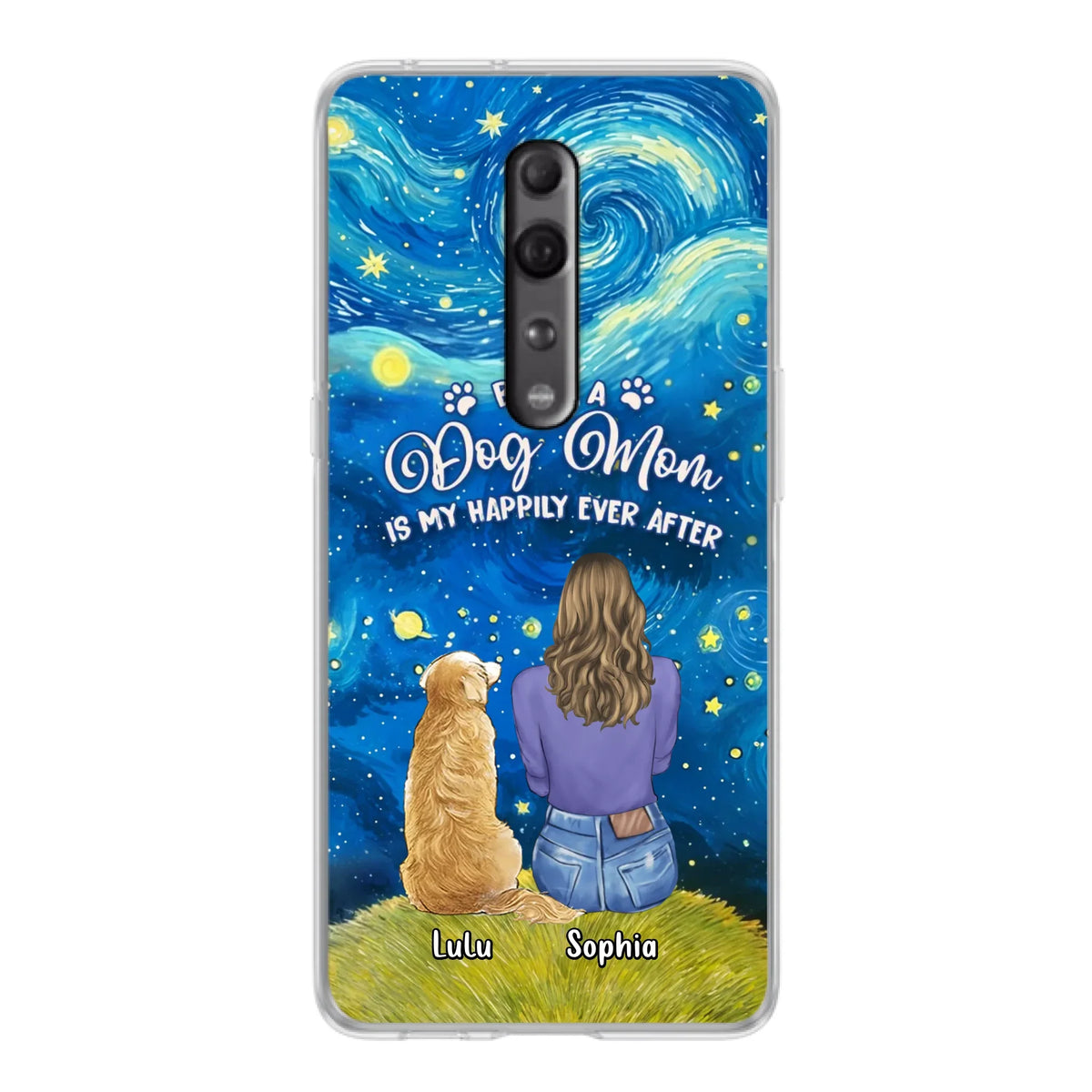 Personalized Dog Mom Phone Case - Up to 3 Dogs - Mother's Day Gift Idea For Dog Lover - Dog Mama Life Is Ruff - Case For Xiaomi/ Oppo/ Huawei