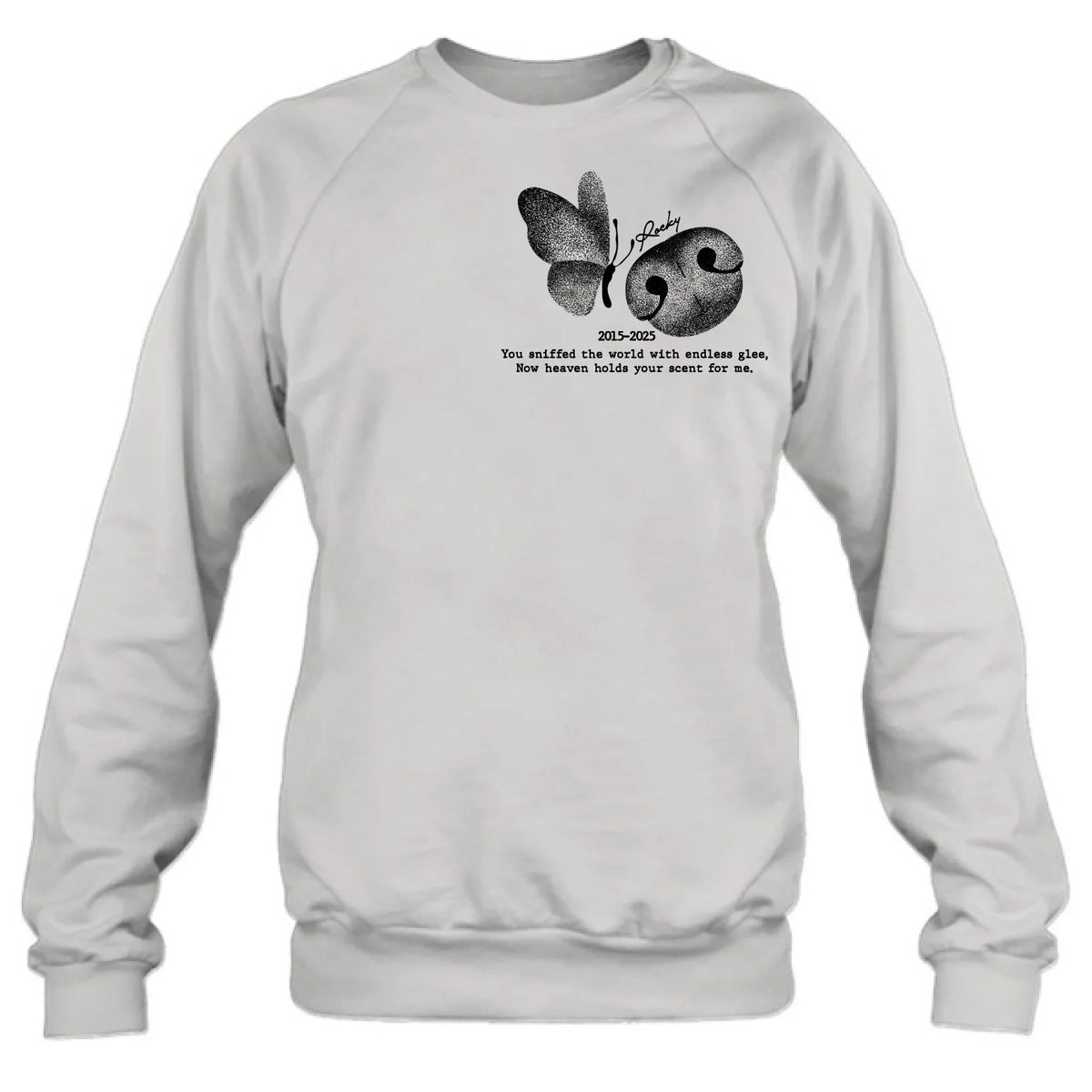 Personalized Memorial Dog Nose T-Shirt/ Sweatshirt/ Hoodie - Memorial Gift Idea For Dog Lovers - Forever In My Heart