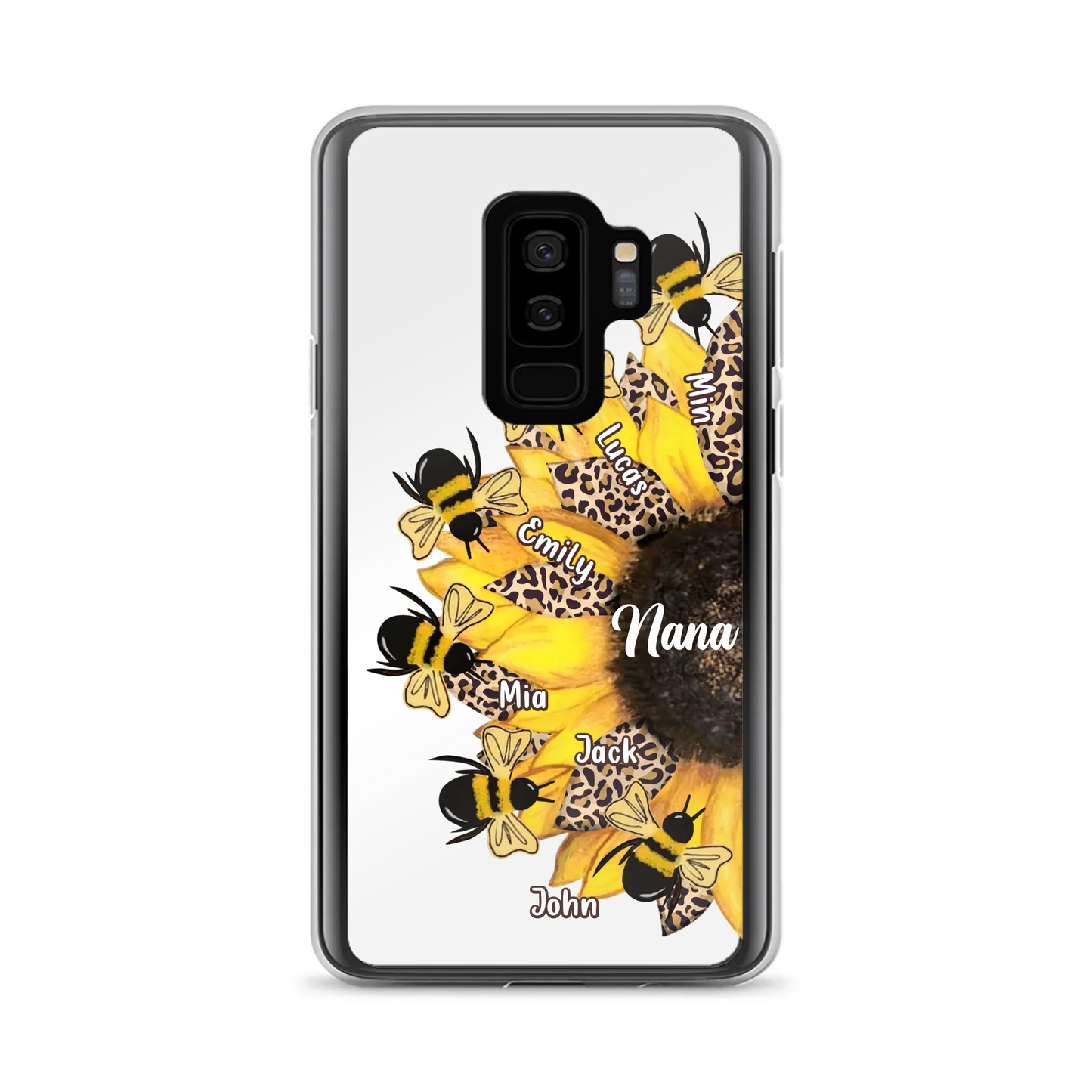 Custom Sunflower Grandma Phone Case - Mother's Day Gift Idea for Mom/Grandma