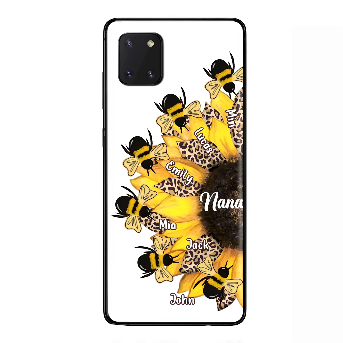 Custom Sunflower Grandma Phone Case - Mother's Day Gift Idea for Mom/Grandma