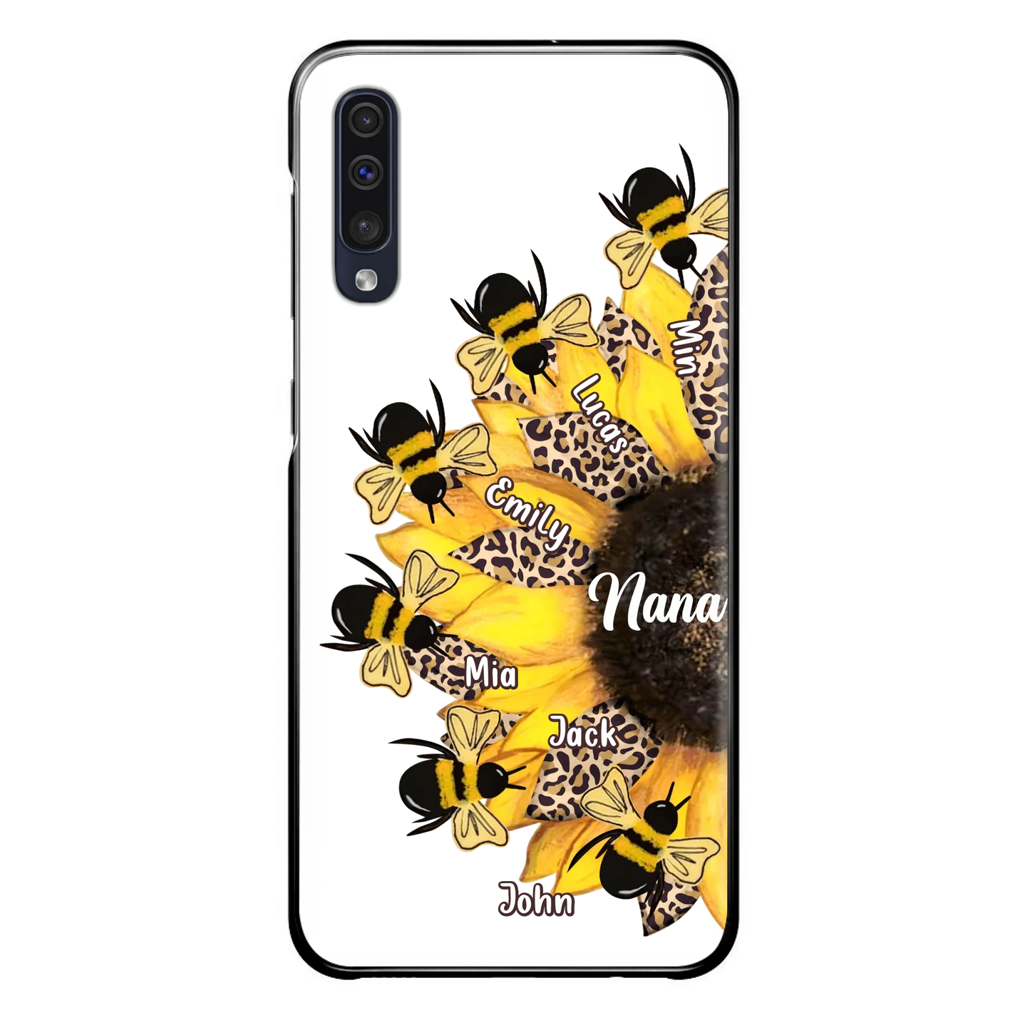 Custom Sunflower Grandma Phone Case - Mother's Day Gift Idea for Mom/Grandma