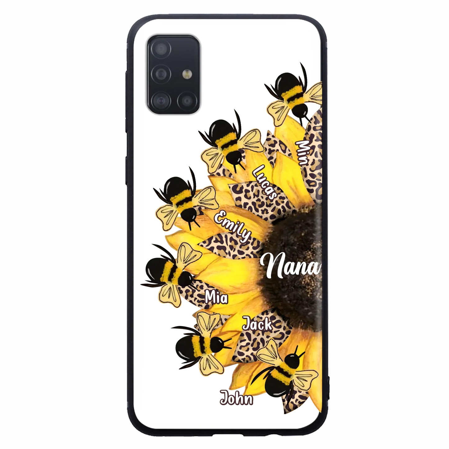 Custom Sunflower Grandma Phone Case - Mother's Day Gift Idea for Mom/Grandma