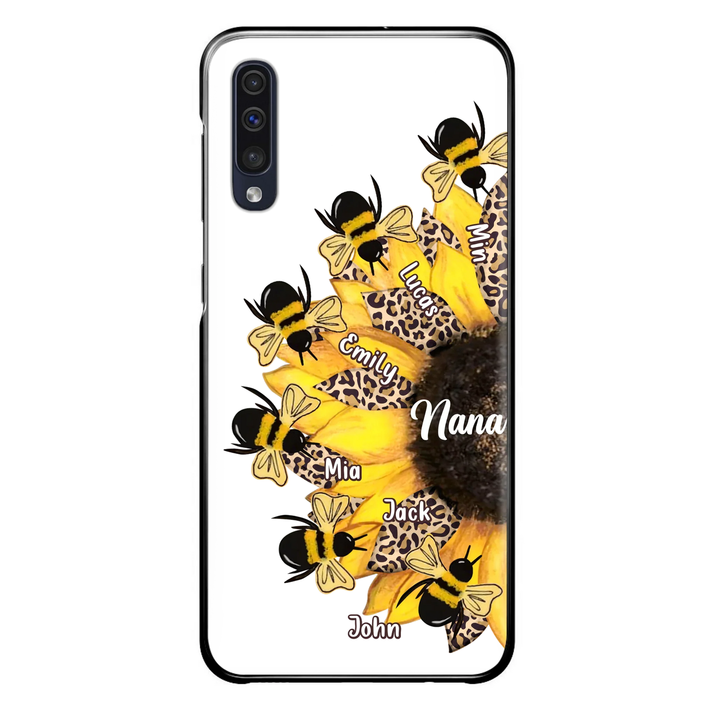 Custom Sunflower Grandma Phone Case - Mother's Day Gift Idea for Mom/Grandma