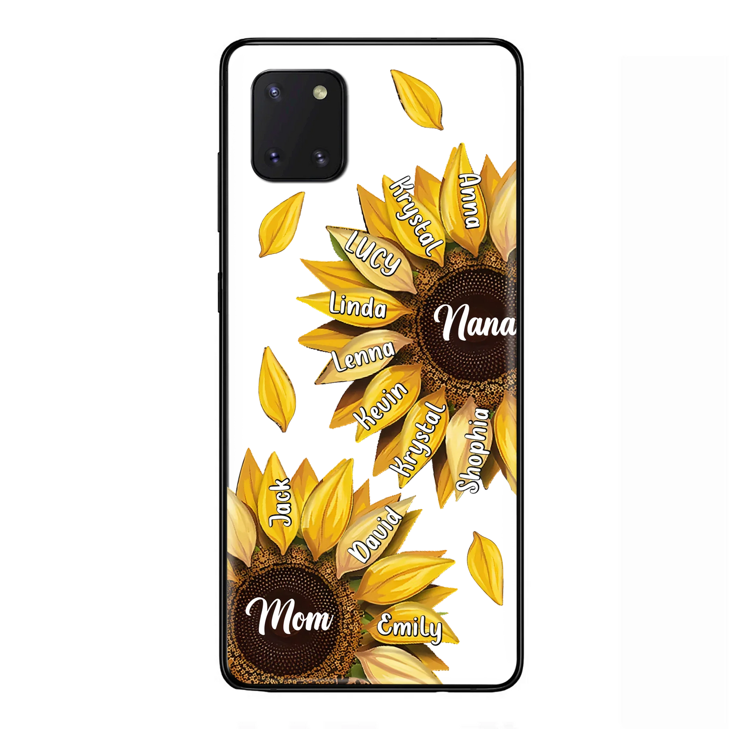 Custom Personalized Sunflower Grandma Phone Case -Upto 11 Kids - Mother's Day Gift Idea for Mom/Grandma -  Case For iPhone/Samsung