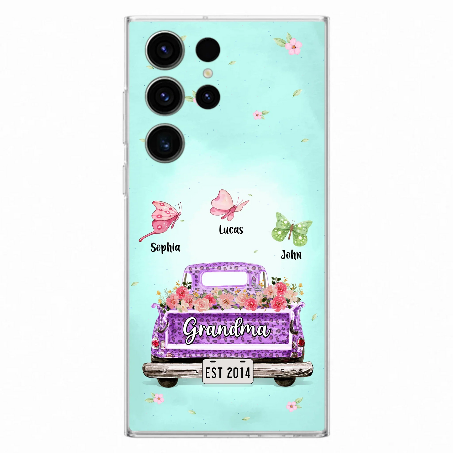 Custom Personalized Grandma Phone Case - Gift Idea For Grandma/ Mom - Case For iPhone/ Samsung