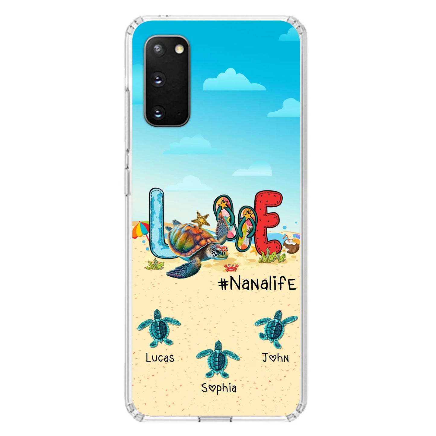 Custom Personalized Grandma Phone Case - Gift Idea For Grandma/ Mom - Case For iPhone/ Samsung - Nanalife