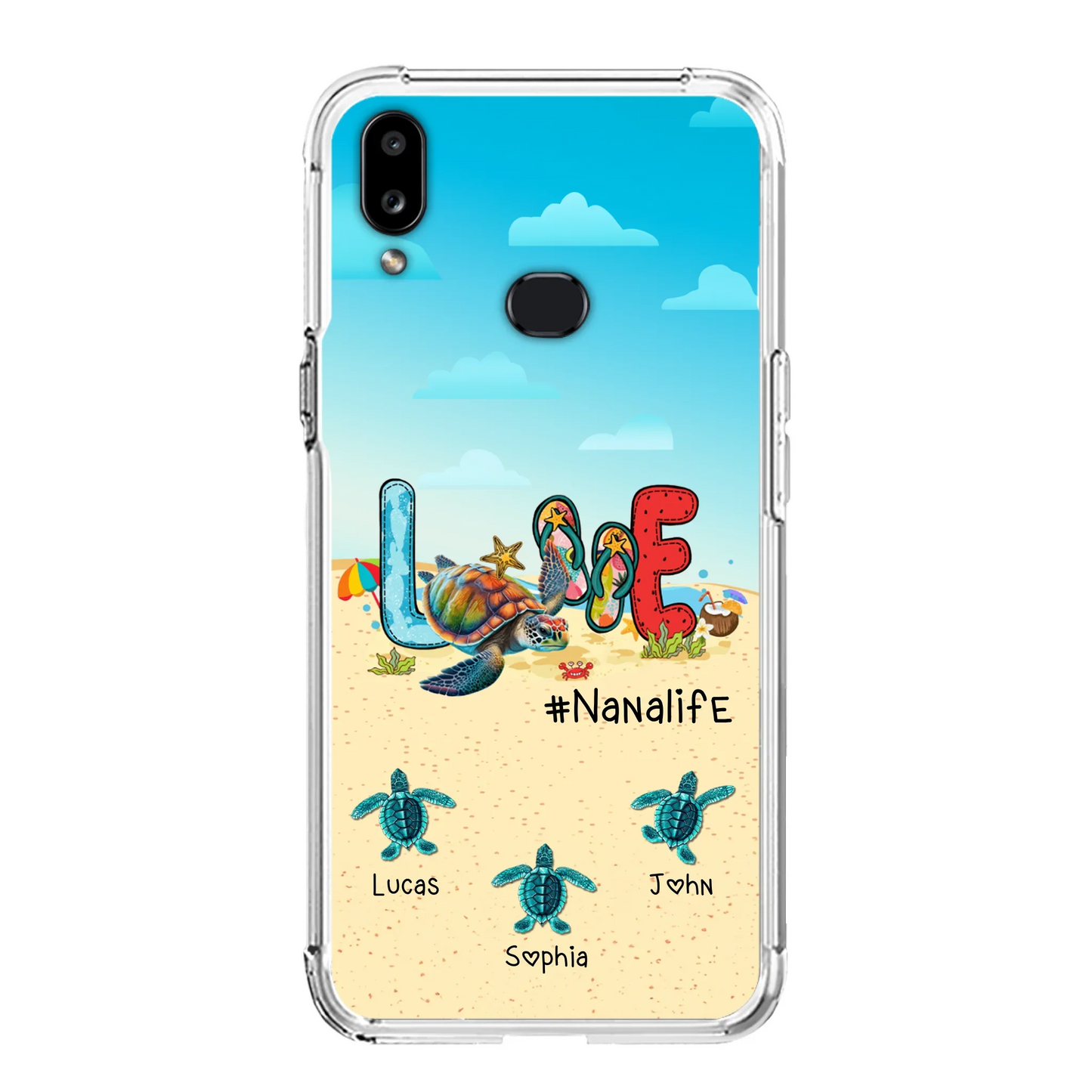 Custom Personalized Grandma Phone Case - Gift Idea For Grandma/ Mom - Case For iPhone/ Samsung - Nanalife