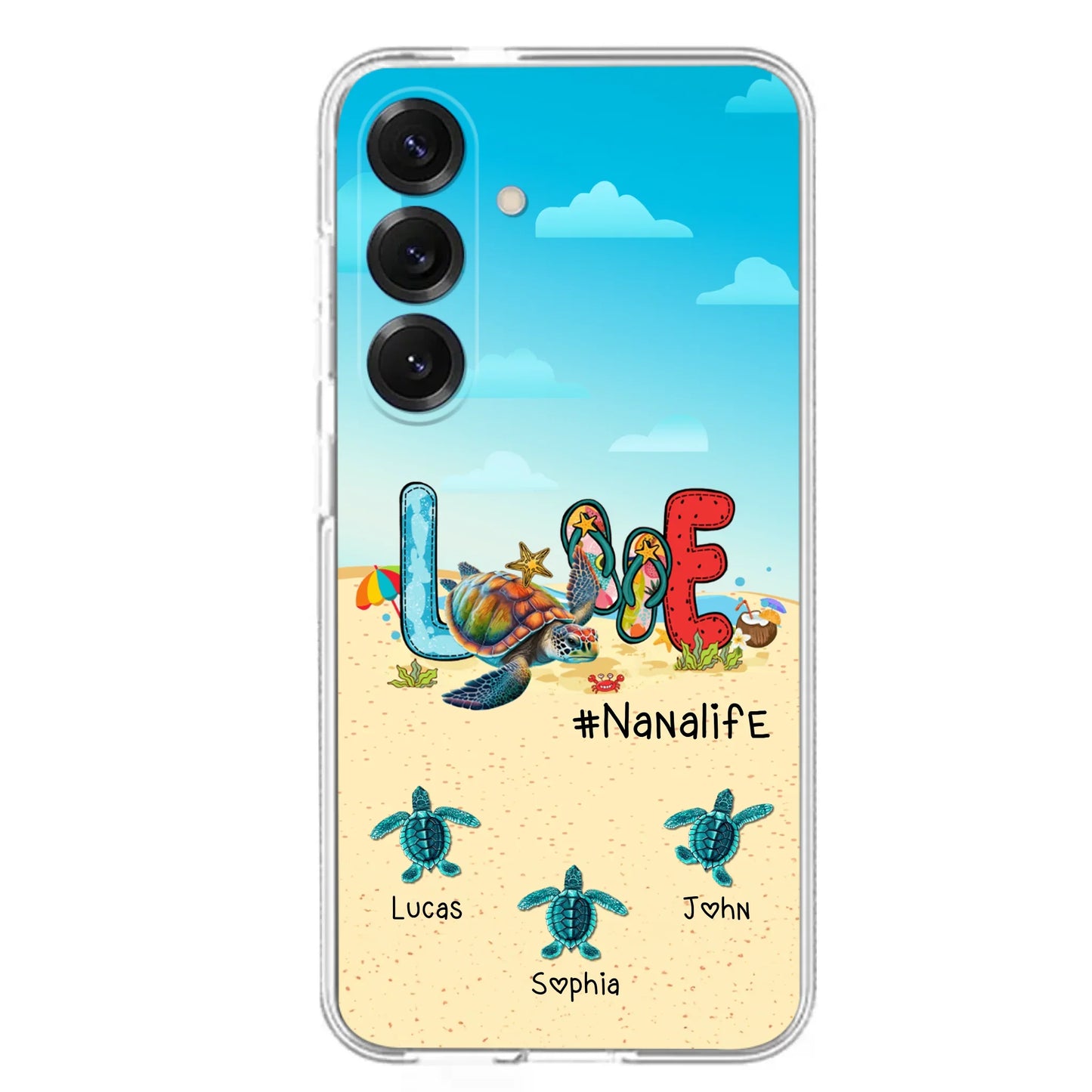 Custom Personalized Grandma Phone Case - Gift Idea For Grandma/ Mom - Case For iPhone/ Samsung - Nanalife