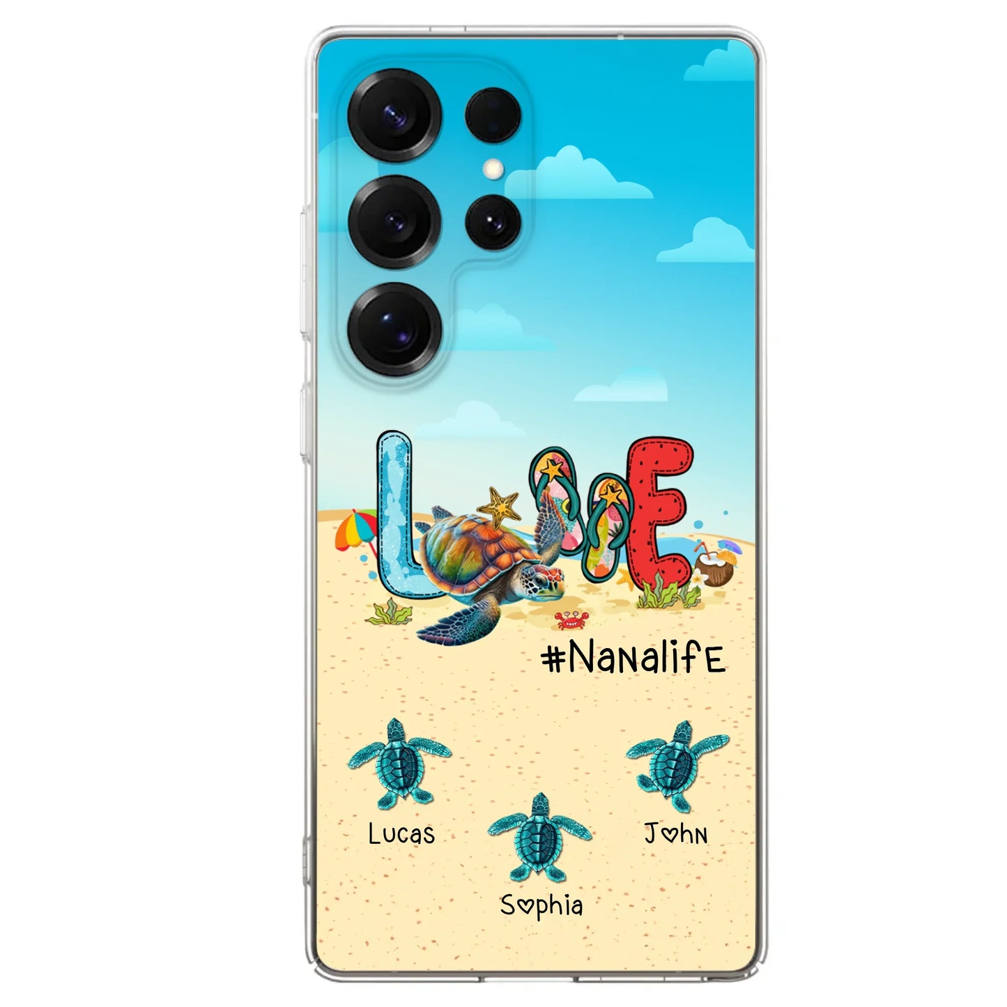 Custom Personalized Grandma Phone Case - Gift Idea For Grandma/ Mom - Case For iPhone/ Samsung - Nanalife