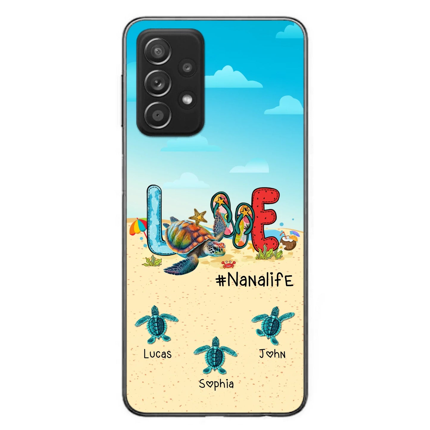 Custom Personalized Grandma Phone Case - Gift Idea For Grandma/ Mom - Case For iPhone/ Samsung - Nanalife