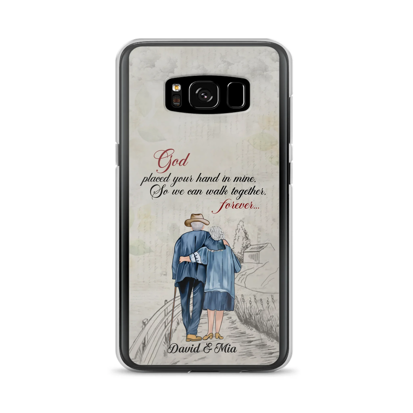 Personalized Old Couple Phone Case - Best Gift For Couple - Case For iPhone And Samsung