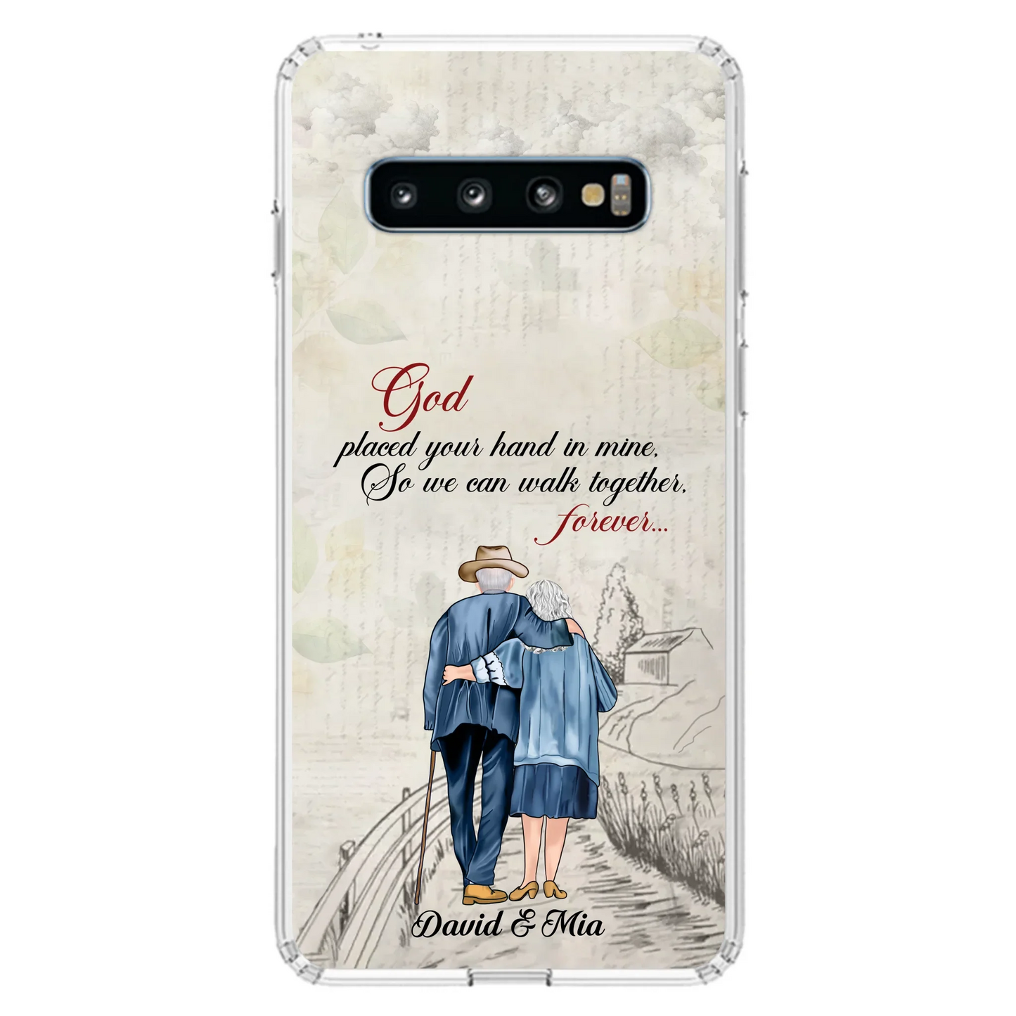 Personalized Old Couple Phone Case - Best Gift For Couple - Case For iPhone And Samsung