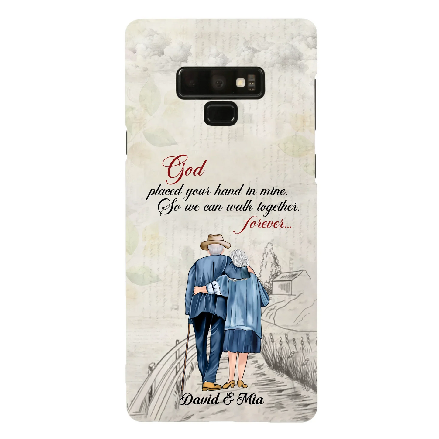 Personalized Old Couple Phone Case - Best Gift For Couple - Case For iPhone And Samsung