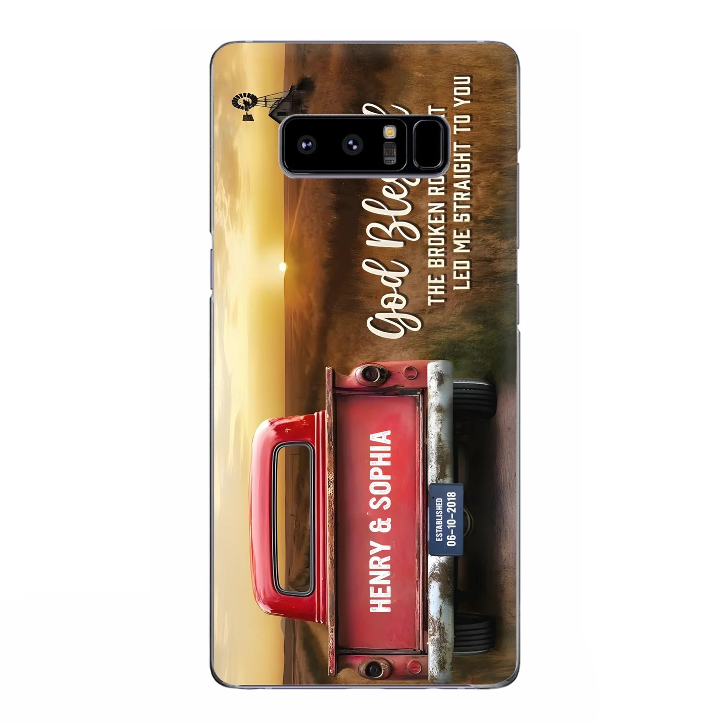 Custom Personalized Phone Case - Gift Idea For Couple - Case For iPhone/Samsung