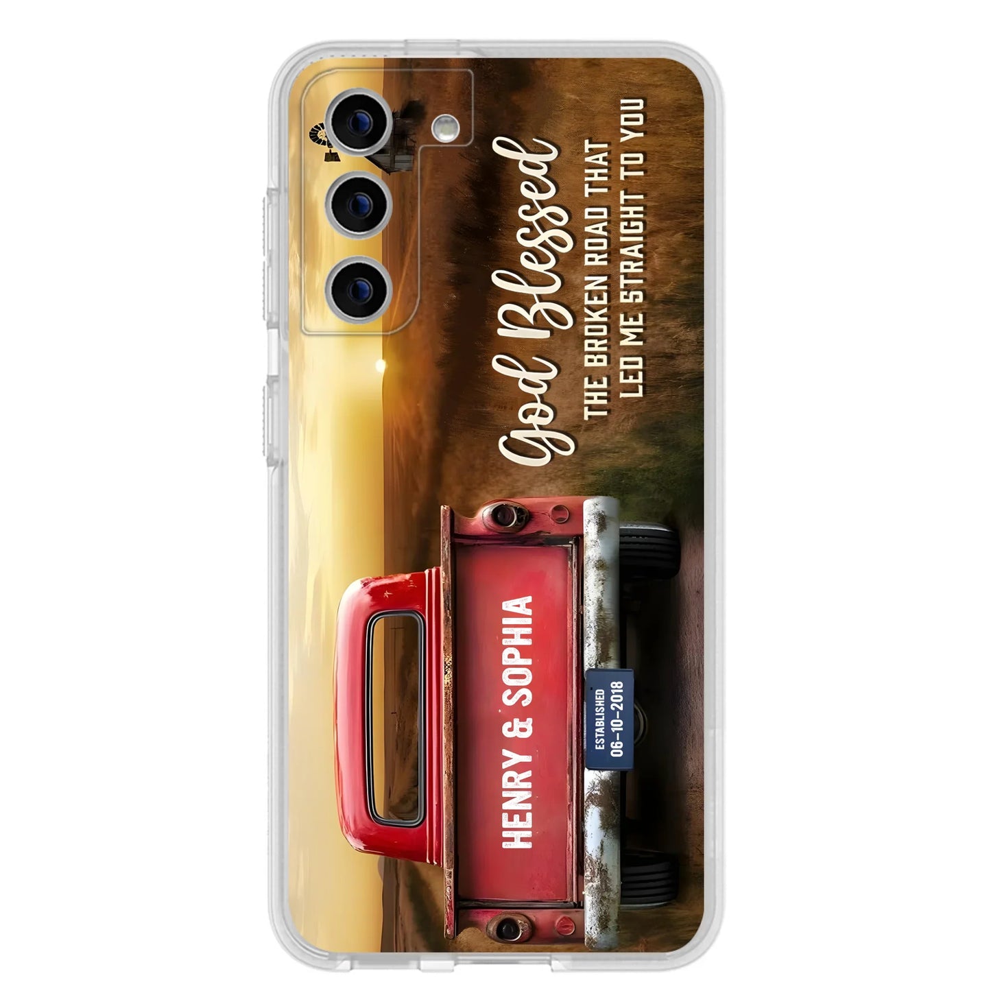 Custom Personalized Phone Case - Gift Idea For Couple - Case For iPhone/Samsung
