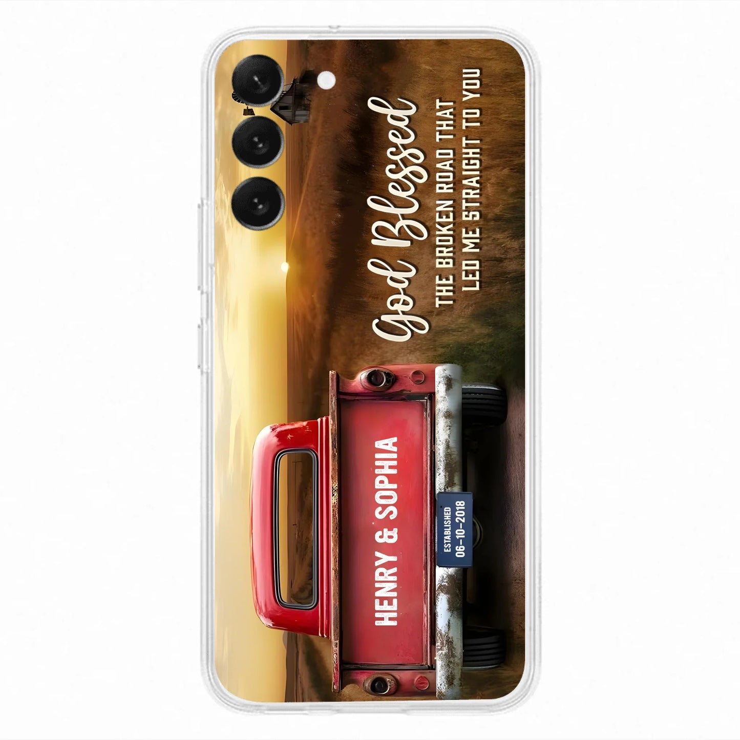 Custom Personalized Phone Case - Gift Idea For Couple - Case For iPhone/Samsung